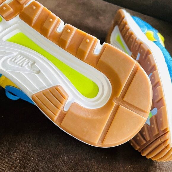 NEW NIKE id Internationalist Custom Colorway Sz 9 BLue Yellow Sample Promo - Picture 9 of 12